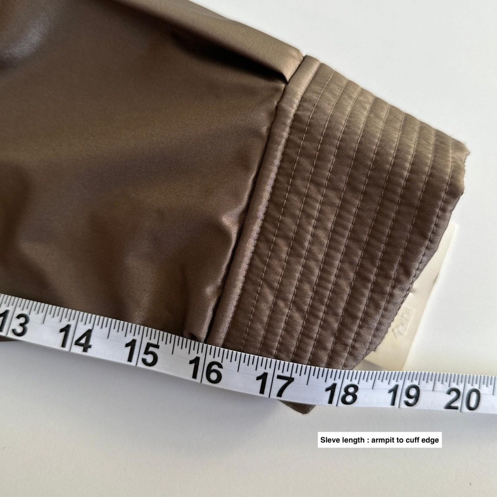 Vintage 80s J Gallery Womens 11 12 Petite Tan Belted Trench Coat Classic - Picture 15 of 16